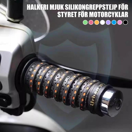 Sklisikkert mykt silikonbånd for motorsykkelstyre