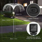 🎄✨ Magisk Solar Jellyfish-lampe | Varmt hvitt lys + regnbuefarger, vanntett 💧
