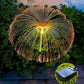 🎄✨ Magisk Solar Jellyfish-lampe | Varmt hvitt lys + regnbuefarger, vanntett 💧