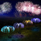 🎄✨ Magisk Solar Jellyfish-lampe | Varmt hvitt lys + regnbuefarger, vanntett 💧