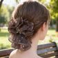 Ruffled Organza Butterfly Hair Claw Clip