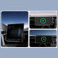 2-i-1 sammenleggbar bilholder for telefon og trådløs lader