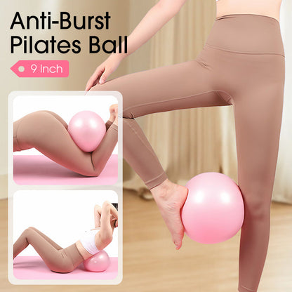 🤸‍♀️ 50% RABATT! ⚽ 9-tommers pilatesball – punkteringssikker, inkludert pumpe og ideell for trening 📦💪