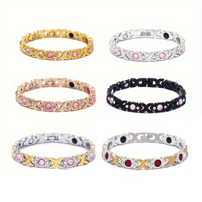 📢📢60 % RABATT !!💎Elegant, justerbart rhinestone-armbånd for kvinner