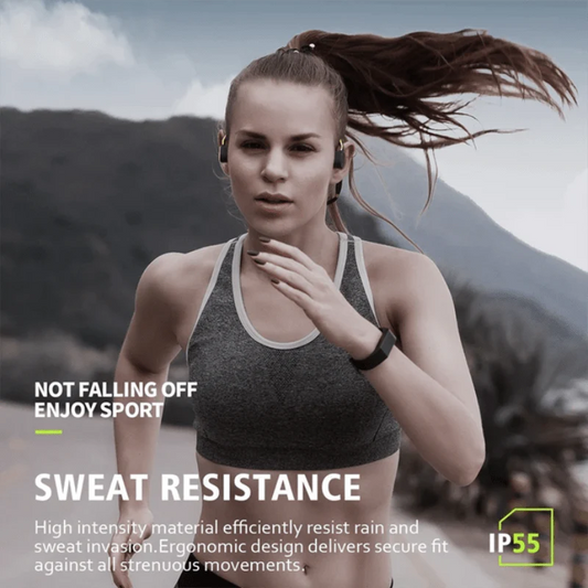 Vanntette, åpne sportshøretelefoner  - Bluetooth Trådløst Hodetelefonsett