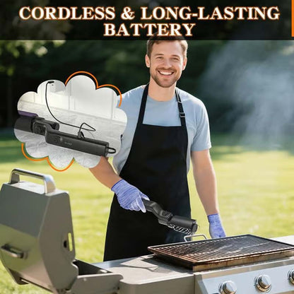 ✨🔥ELEKTRISK GRILLRENSER – ENKEL RENGJØRING FOR PERFEKTE GRILLRESULTATER! ✨🔥
