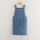 Unisex vintage denim barista forkle