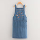 Unisex vintage denim barista forkle