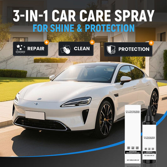 3-i-1 bilpleiespray for glans og beskyttelse