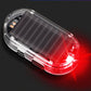 🥳2026 VARMT SALG 🚗🌞 Solcelledrevet billys mot tyveri – solcelledrevet + USB-ladet, blinker automatisk om natten. Realistisk LED-lys etterligner aktiv alarm – avskrekker tyver uten kabling. Varmebestandig, festes og kjøres! 🛡️💡