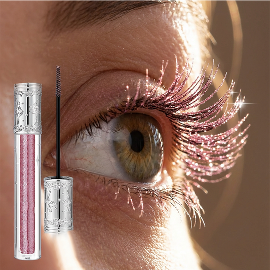 Vanntett glittermascara med lang holdbarhet