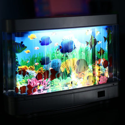 🎁 Gavevalg – Kunstig Tropisk Fisk Akvariumlampe 🐠💡: Nydelig Stemning Uten Opphold!