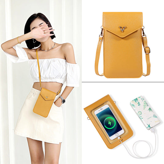 Berøringsskjerm Crossbody-telefonveske