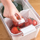 🥗 50 % RABATT! 🎁 Oppbevaringsbeholder for fersk frukt og grønnsaker – Holder frukten frisk, luftig og plassbesparende 🧊