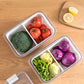 🥗 50 % RABATT! 🎁 Oppbevaringsbeholder for fersk frukt og grønnsaker – Holder frukten frisk, luftig og plassbesparende 🧊