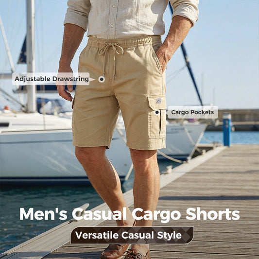 💥Hot Sales-49% OFF💖Menns uformelle cargoshorts med snøring i livet