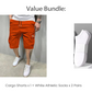 💥Hot Sales-49% OFF💖Menns uformelle cargoshorts med snøring i livet