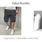 💥Hot Sales-49% OFF💖Menns uformelle cargoshorts med snøring i livet