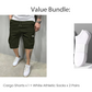 💥Hot Sales-49% OFF💖Menns uformelle cargoshorts med snøring i livet