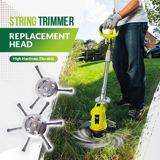 🔄  50 % RABATT NÅ! ⚙️ Erstatningshode til gresstrimmer – verktøysfri hurtigbytte, flokefri design og universell kompatibilitet ✂️