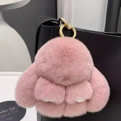 Mykt Kanin PomPom-Anheng
