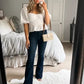 Vintage utsvungne skinny jeans (Kjøp 2 Gratis frakt)
