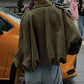 Motejakke for kvinner i suede-look