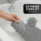 💎 50 % RABATT! 💎 40"x16" sklisikker badematte med sugekopper – full dekning, rask drenering og myk PVC-komfort 💦🛁