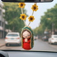 🥳2026 SALG🥳💞50K+ SOLGT!✨ 💝Søt Maria-statue bilinteriord ekorasjon