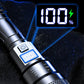 🔥🔦 50 % RABATT! Oppladbar laserlommelykt med LED — 160 000 lumen ⚡ Superkraftig og ultrahell | Gratis frakt!