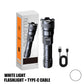 🔥🔦 50 % RABATT! Oppladbar laserlommelykt med LED — 160 000 lumen ⚡ Superkraftig og ultrahell | Gratis frakt!