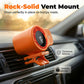🌀🌬️ BLITZTILBUD 50 %! Håndfri USB-vifte – Festes i ventilasjonsgitteret i bilen eller på kontoret, LED-skjerm, stillegående (<36 dB), batteri 2000/4000 mAh, 3 farger 🚗