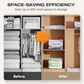Store vakuumkompresjonsposer til oppbevaring – uten pumpe 🧳✨📦