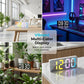 Minimalistisk digital vekkerklokke for soverom og kontor