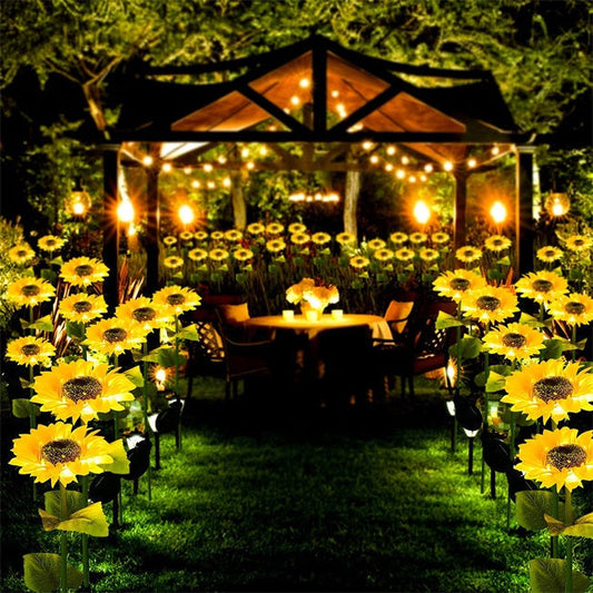 💐60 % RABATT! Solcelledrevne solsikkelys – lysende hagedekorasjon 🌻🌙【Begrenset tilbud】