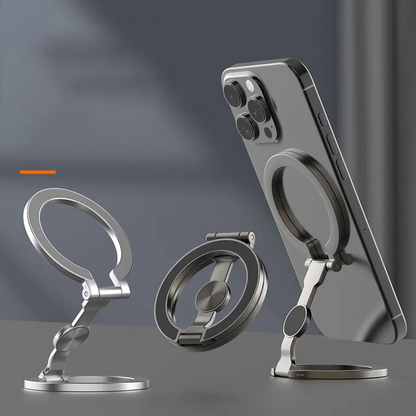📱 TIDSBEGRENSET 50% RABATT! ✨ Sammenleggbar magnetisk telefonholder – Multivinklet, stabil, bærbar 🧲