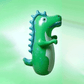 Inflatable Dinosaur Tumbler Boxing Toy for Kids