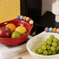 Leken Snacksskål i Fot-design med Fruktgafler