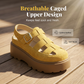 Damesandaler med plattform, grove sandaler