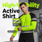 👕 50% RABATT! 🏃‍♂️ Sportslig herre langerms – Fukttransporterende & med diskré trykk – Perfekt til aktive dager, jogging eller fritid – pustende og behagelig 🌿