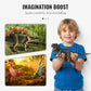🥳2026 SALG🥳💞50K+ SOLGT! 🦖🎁 50% RABATT! Morsomt & lærerikt dinosaurlekesett for barn – T-Rex-hode oppbevaringsboks holder leketøy organisert. Naturtro figurer, vanntett & holdbar – vekker fantasi & læring! 🧩✨