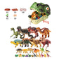 🥳2026 SALG🥳💞50K+ SOLGT! 🦖🎁 50% RABATT! Morsomt & lærerikt dinosaurlekesett for barn – T-Rex-hode oppbevaringsboks holder leketøy organisert. Naturtro figurer, vanntett & holdbar – vekker fantasi & læring! 🧩✨