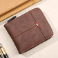 🔥While Supplies Last 40% OFF!🎉 Men's PU Leather Zip-Around Bifold Wallet