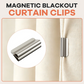 Magnetiske gardinspenner for lysblokkering