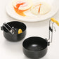 Sammenleggbar eggformer med non-stick belegg