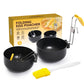 Sammenleggbar eggformer med non-stick belegg
