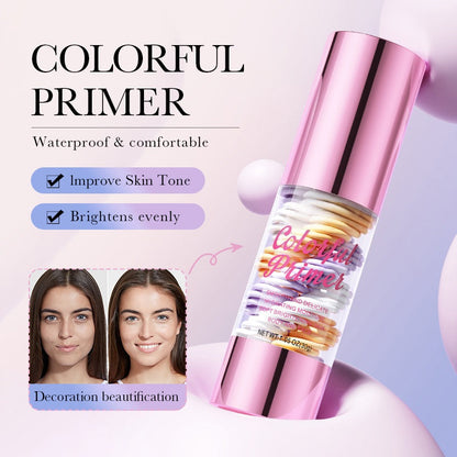 💖SISTE DAG – KJØP 1, FÅ 1 GRATIS🫧💖3-i-1 multifunksjonell primer til ansiktet før sminking