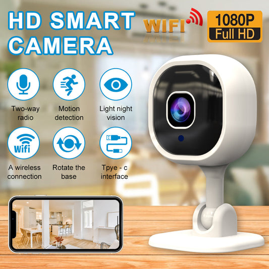 Trådløst smart HD-hjemmesikkerhetskamera