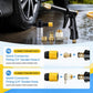 💪 SISTE DAG – KJØP 2, FÅ 1 GRATIS!! 🏆 JetSmart™ Oppgradert Høytrykkspistol for vann 💦 Ergonomisk grep • Boostermunnstykke • Slange inkludert – Kraftig bilvask 🚗 Vanning av hagen 🌻 Enkel å bruke! 👍🇬🇧