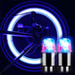 LED Valve Cap Lights for Cars & Motorcycles